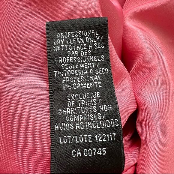 MONIQUE LHUILLIER High Low Laced Sleeves V Neck Cocktail Evening Gown Dress Sz 6 - Picture 15 of 15